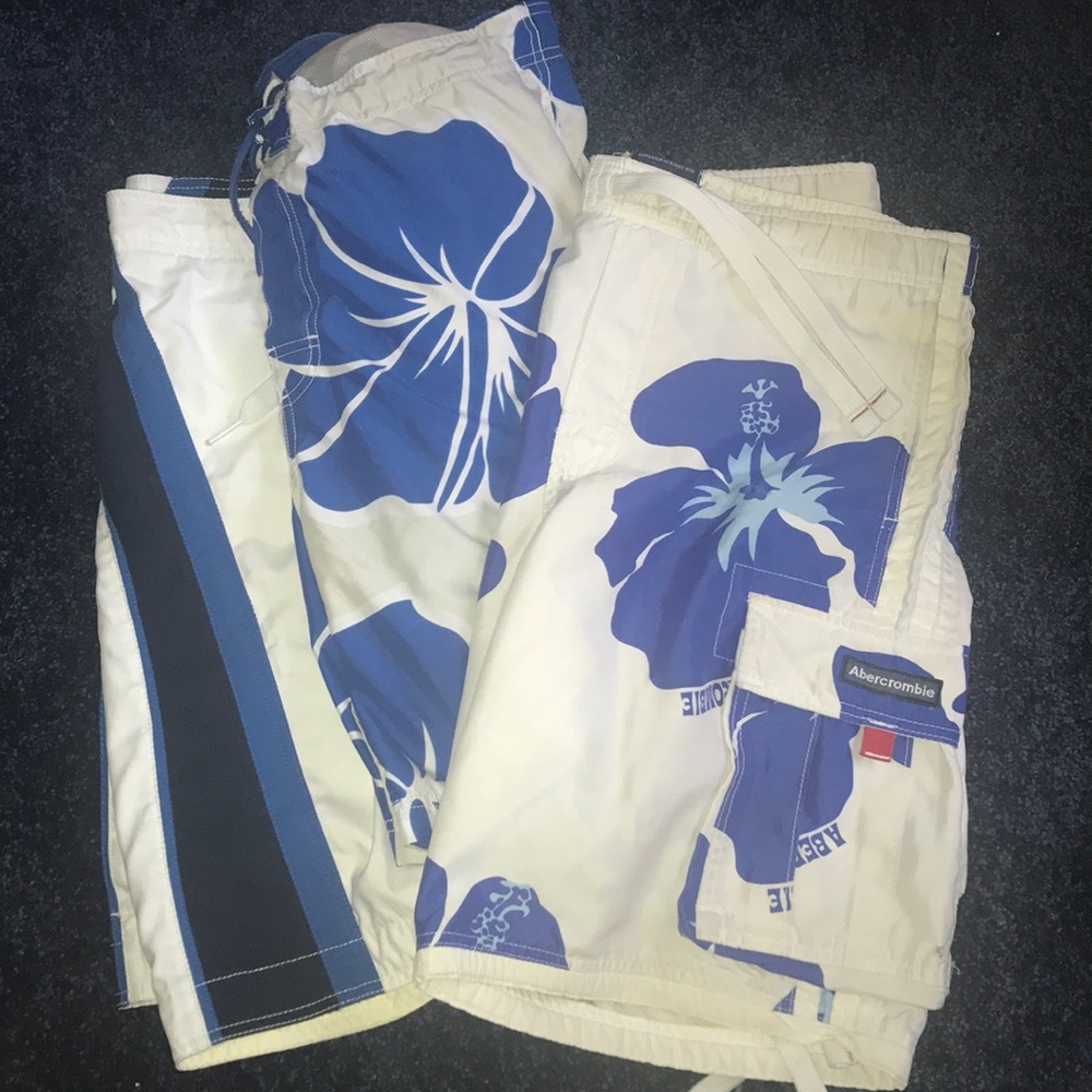 3 bathing suits 2 Abercrombie 1 Speedo